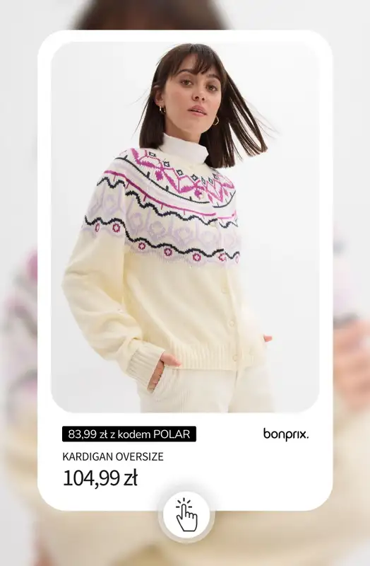bonprix - gazetka promocyjna 20% rabatu na KURTKI i SWETRY + darmowa dostawa! od piątku 30.01 do soboty 31.01 - strona 12