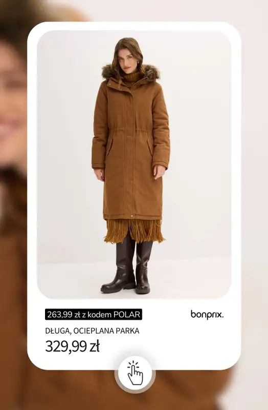 bonprix - gazetka promocyjna 20% rabatu na KURTKI i SWETRY + darmowa dostawa! od piątku 30.01 do soboty 31.01 - strona 15