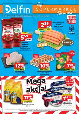 Delfin - gazetka promocyjna Gazetka od piątku 30.01 do niedzieli 08.02