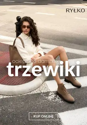Ryłko - gazetka promocyjna Ocieplane trzewiki damskie od piątku 30.01 