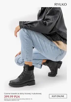 Ryłko - gazetka promocyjna Ocieplane trzewiki damskie od piątku 30.01  - strona 10