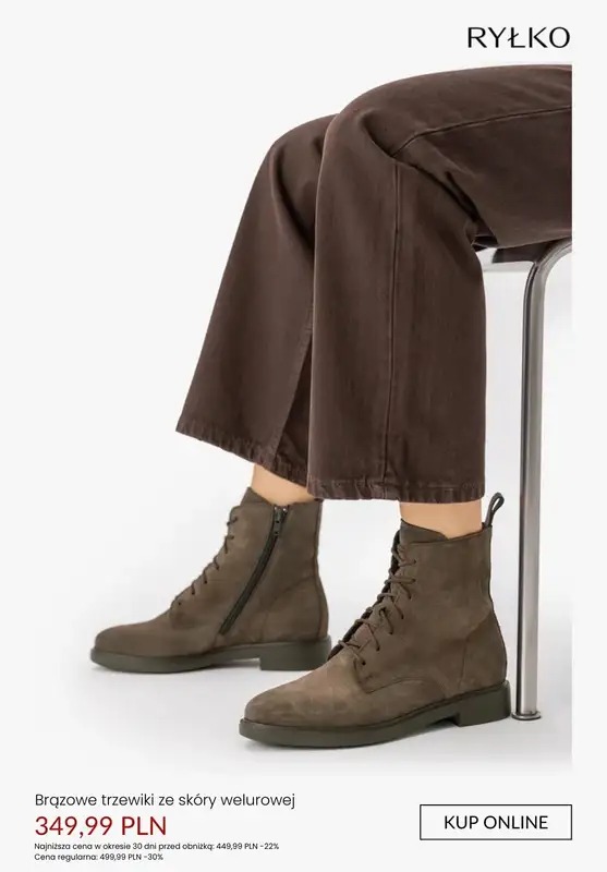 Ryłko - gazetka promocyjna Ocieplane trzewiki damskie od piątku 30.01  - strona 3