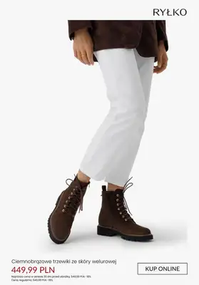 Ryłko - gazetka promocyjna Ocieplane trzewiki damskie od piątku 30.01  - strona 6