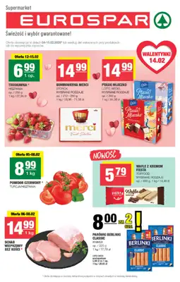 SPAR - gazetka promocyjna Gazetka Eurospar od środy 04.02 do niedzieli 15.02