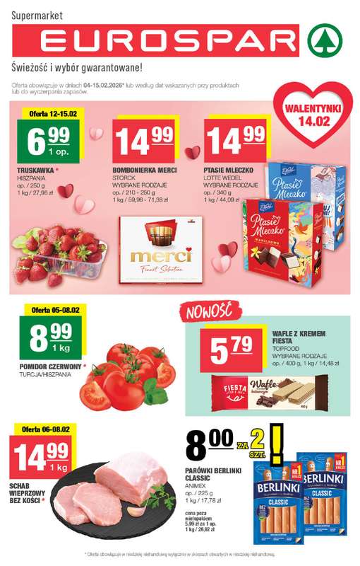SPAR - gazetka promocyjna Gazetka Eurospar od środy 04.02 do niedzieli 15.02