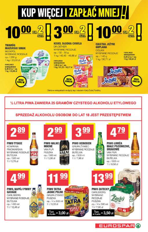 SPAR - gazetka promocyjna Gazetka Eurospar od środy 04.02 do niedzieli 15.02 - strona 15