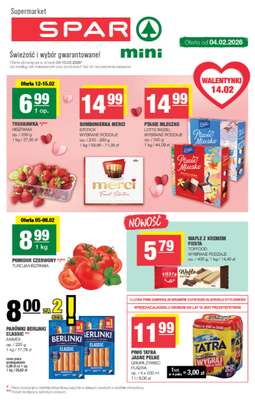 SPAR - gazetka promocyjna Gazetka Spar Mini od środy 04.02 do niedzieli 15.02