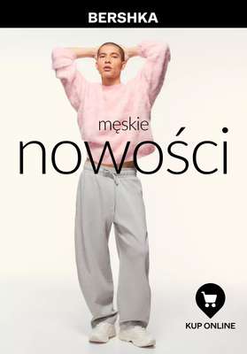Bershka - gazetka promocyjna NOWOŚCI męskie od niedzieli 01.02 