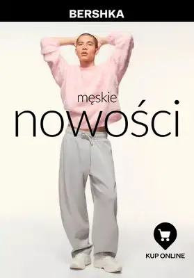 Bershka - gazetka promocyjna NOWOŚCI męskie od niedzieli 01.02 