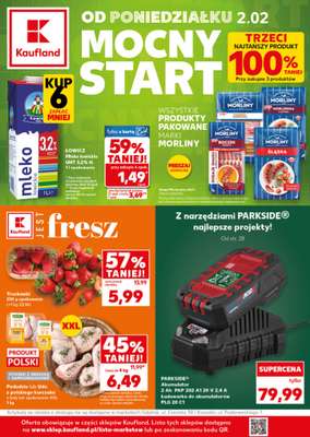 Kaufland - gazetka promocyjna Mocny Start od poniedziałku 02.02 do środy 04.02