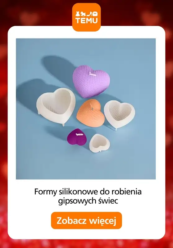 Temu - gazetka promocyjna Do -70% wyprzedaż walentynkowa od piątku 30.01 do poniedziałku 09.02 - strona 8