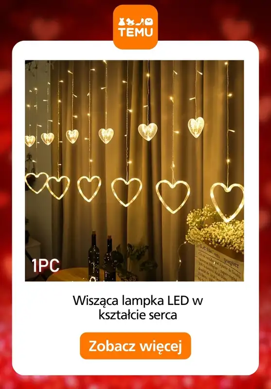 Temu - gazetka promocyjna Do -70% wyprzedaż walentynkowa od piątku 30.01 do poniedziałku 09.02 - strona 7