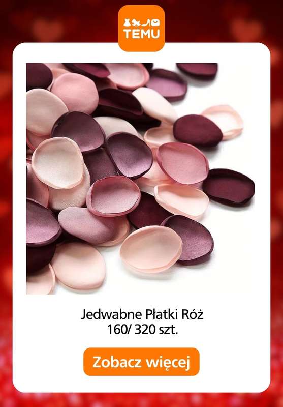 Temu - gazetka promocyjna Do -70% wyprzedaż walentynkowa od piątku 30.01 do poniedziałku 09.02 - strona 6