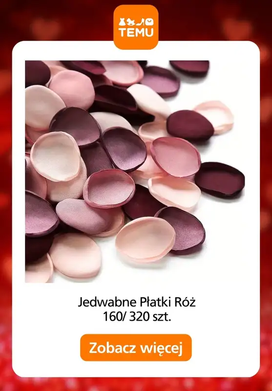 Temu - gazetka promocyjna Do -70% wyprzedaż walentynkowa od piątku 30.01 do poniedziałku 09.02 - strona 6