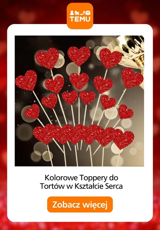 Temu - gazetka promocyjna Do -70% wyprzedaż walentynkowa od piątku 30.01 do poniedziałku 09.02 - strona 5