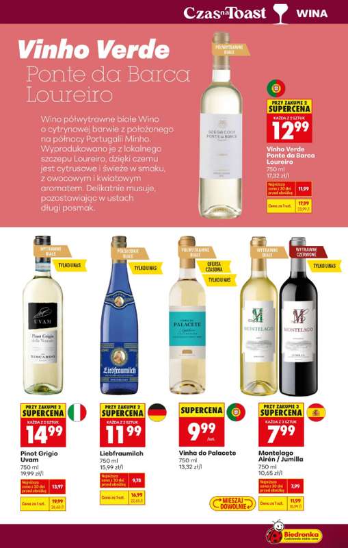 Biedronka - gazetka promocyjna Oferta win w Biedronce od piątku 30.01 do soboty 31.01 - strona 7
