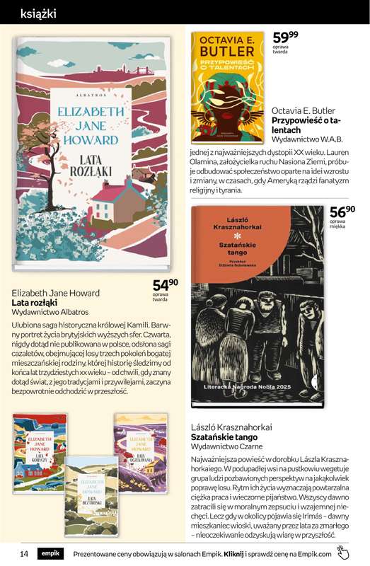 Empik - gazetka promocyjna Tom kultury: książki od piątku 30.01 do wtorku 10.02 - strona 14