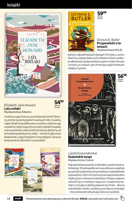 Empik - gazetka promocyjna Tom kultury: książki od piątku 30.01 do wtorku 10.02 - strona 14
