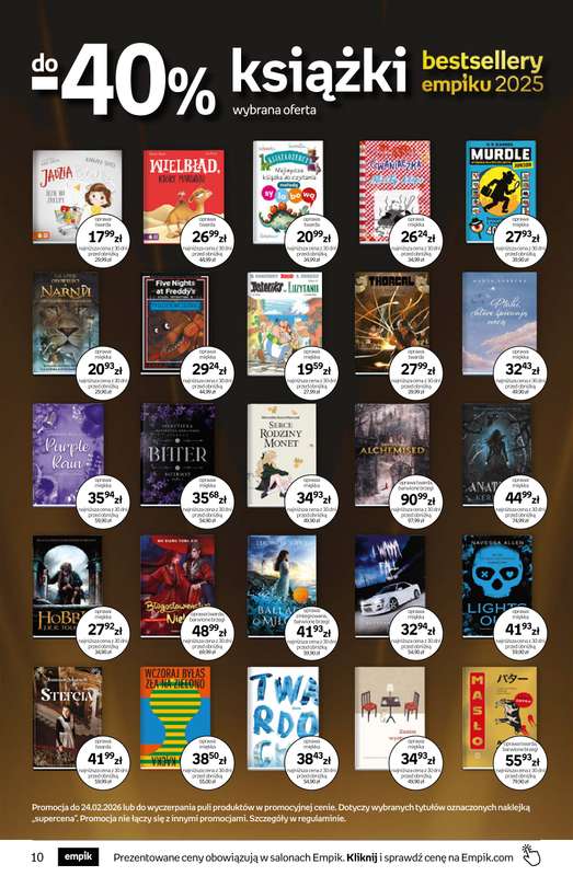 Empik - gazetka promocyjna Tom kultury: książki od piątku 30.01 do wtorku 10.02 - strona 10