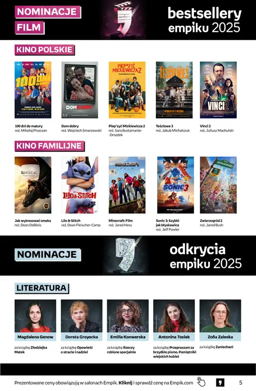 Empik - gazetka promocyjna Tom kultury: książki od piątku 30.01 do wtorku 10.02 - strona 5