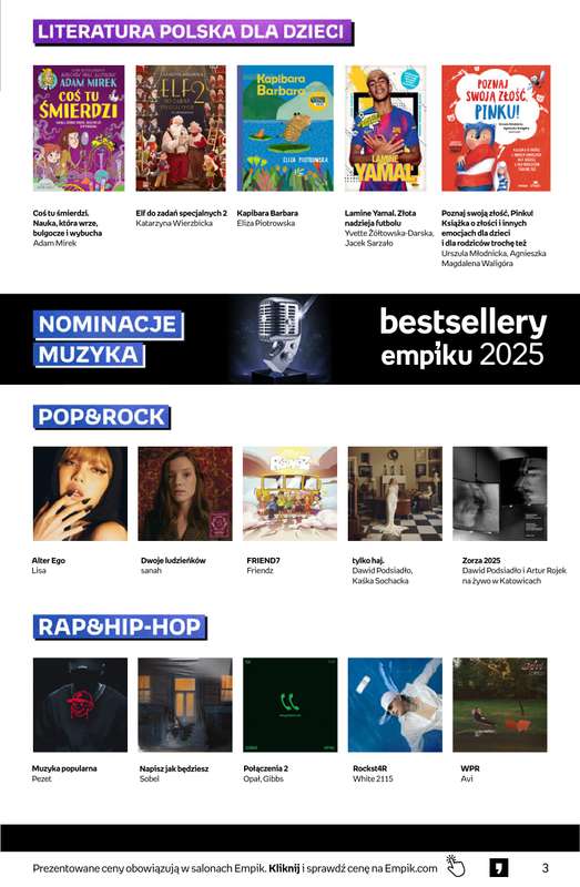 Empik - gazetka promocyjna Tom kultury: książki od piątku 30.01 do wtorku 10.02 - strona 3
