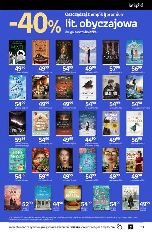 Empik - gazetka promocyjna Tom kultury: książki od piątku 30.01 do wtorku 10.02 - strona 23