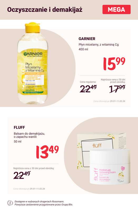 Rossmann - gazetka promocyjna SUPER CENY na pielęgnację twarzy od soboty 31.01 do środy 04.02 - strona 3