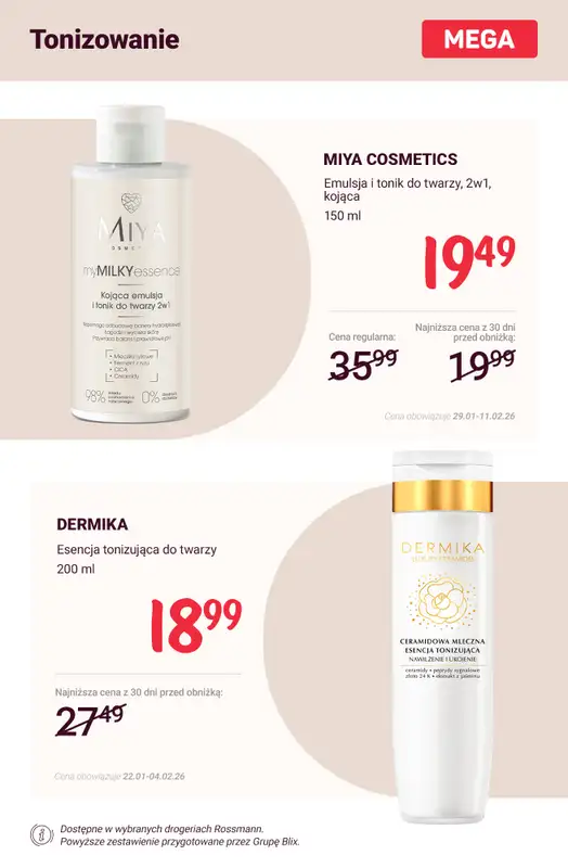 Rossmann - gazetka promocyjna SUPER CENY na pielęgnację twarzy od soboty 31.01 do środy 04.02 - strona 6