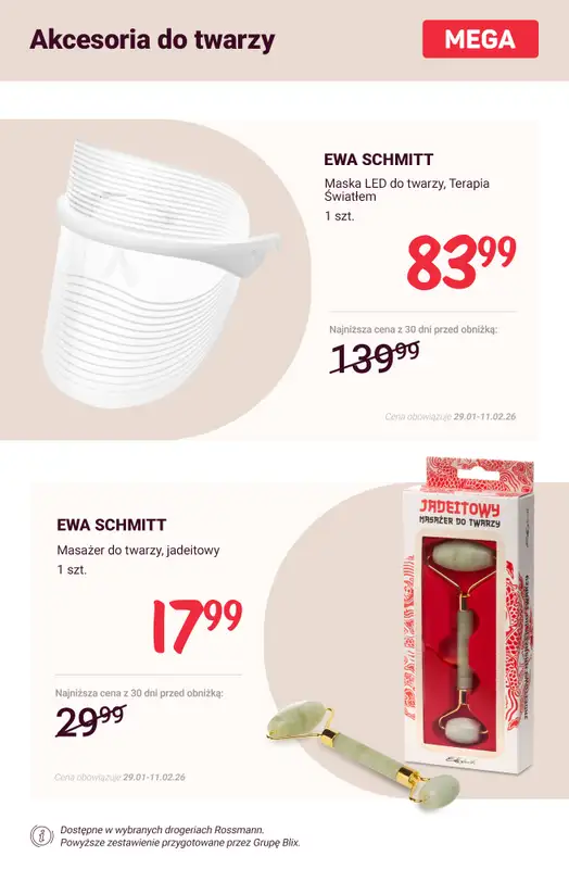Rossmann - gazetka promocyjna SUPER CENY na pielęgnację twarzy od soboty 31.01 do środy 04.02 - strona 12