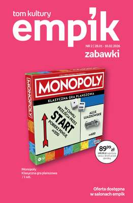 Empik - gazetka promocyjna Tom kultury: zabawki od piątku 30.01 do wtorku 10.02