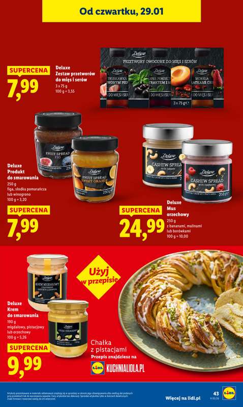 Lidl - gazetka promocyjna Oferta od czwartku od czwartku 29.01 do soboty 31.01 - strona 43