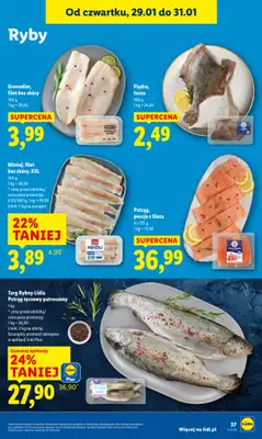 Lidl - gazetka promocyjna Oferta od czwartku od czwartku 29.01 do soboty 31.01 - strona 37
