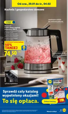 Lidl - gazetka promocyjna Oferta od czwartku od czwartku 29.01 do soboty 31.01 - strona 21