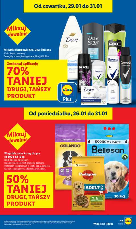 Lidl - gazetka promocyjna Oferta od czwartku od czwartku 29.01 do soboty 31.01 - strona 17