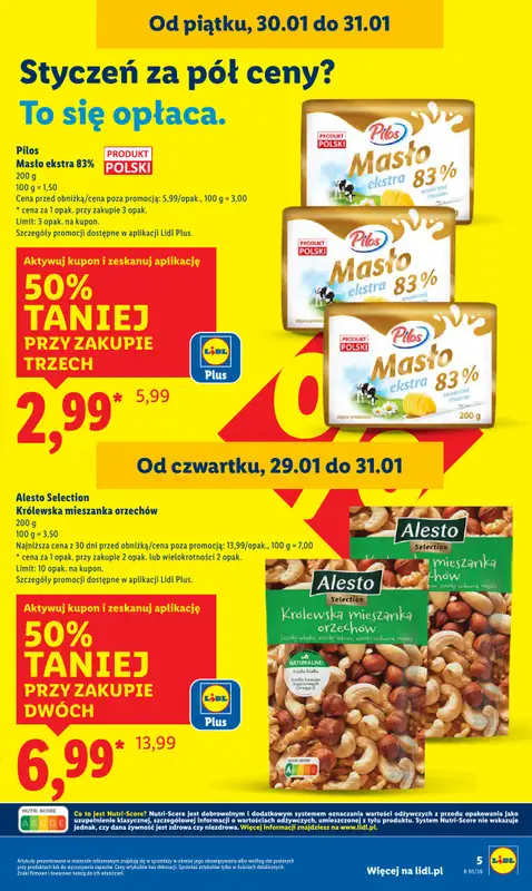 Lidl - gazetka promocyjna Oferta od czwartku od czwartku 29.01 do soboty 31.01 - strona 5