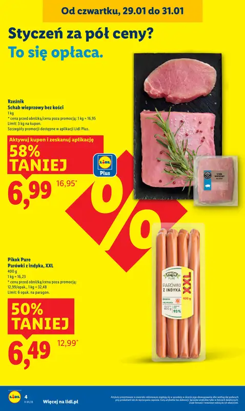 Lidl - gazetka promocyjna Oferta od czwartku od czwartku 29.01 do soboty 31.01 - strona 4