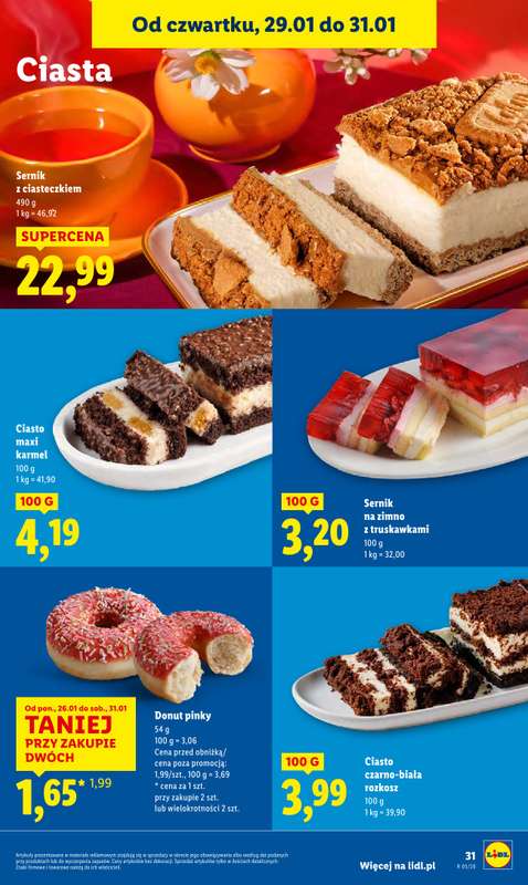 Lidl - gazetka promocyjna Oferta od czwartku od czwartku 29.01 do soboty 31.01 - strona 31