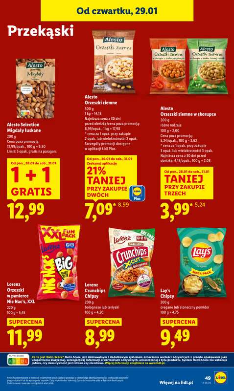 Lidl - gazetka promocyjna Oferta od czwartku od czwartku 29.01 do soboty 31.01 - strona 49