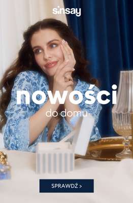 Sinsay - gazetka promocyjna Nowości do domu od soboty 31.01 do piątku 06.02
