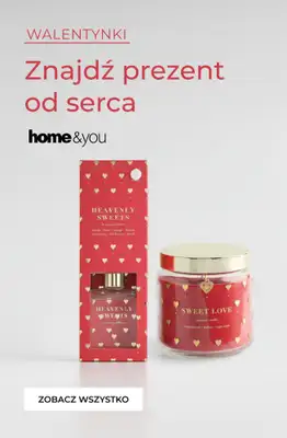 home&you - gazetka promocyjna Znajdź prezent od serca - Walentynki! od piątku 30.01 do niedzieli 08.02