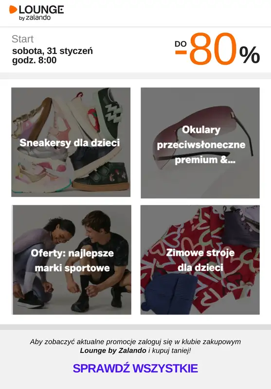 Lounge by Zalando - gazetka promocyjna Do -80% promocje na wybrane marki na WEEKEND! od soboty 31.01 do niedzieli 01.02 - strona 4