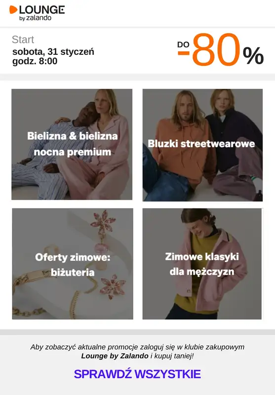 Lounge by Zalando - gazetka promocyjna Do -80% promocje na wybrane marki na WEEKEND! od soboty 31.01 do niedzieli 01.02 - strona 6