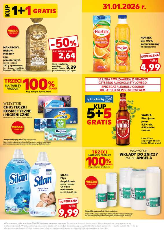 Kaufland - gazetka promocyjna Oferta Kaufland - SUPER SOBOTA od soboty 31.01 do soboty 31.01 - strona 3