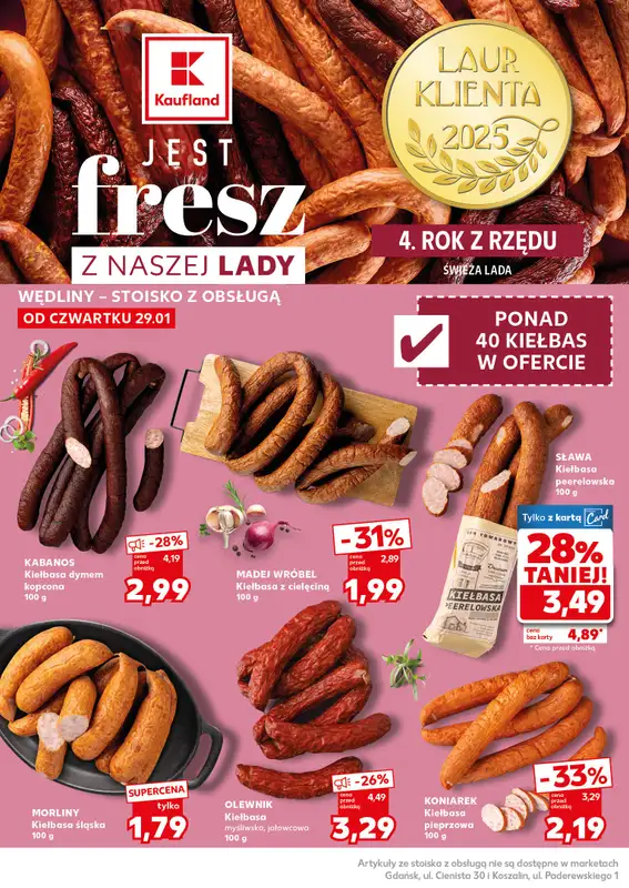 Kaufland - gazetka promocyjna Oferta Kaufland - SUPER SOBOTA od soboty 31.01 do soboty 31.01 - strona 12