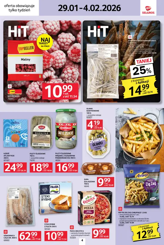 Selgros - gazetka promocyjna Jeszcze więcej super promocji! od czwartku 29.01 do środy 04.02 - strona 4
