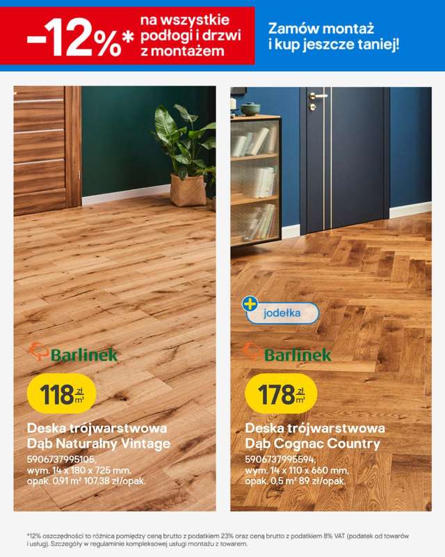 Castorama - gazetka promocyjna Gazetka Podłogi i drzwi od poniedziałku 02.02 do wtorku 17.02 - strona 9