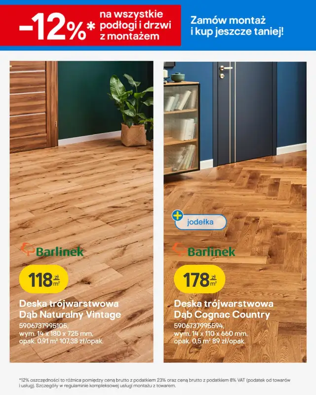 Castorama - gazetka promocyjna Gazetka Podłogi i drzwi od poniedziałku 02.02 do wtorku 17.02 - strona 9