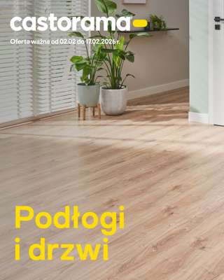 Castorama - gazetka promocyjna Gazetka Podłogi i drzwi od poniedziałku 02.02 do wtorku 17.02