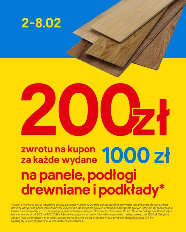 Castorama - gazetka promocyjna Gazetka Podłogi i drzwi od poniedziałku 02.02 do wtorku 17.02 - strona 29