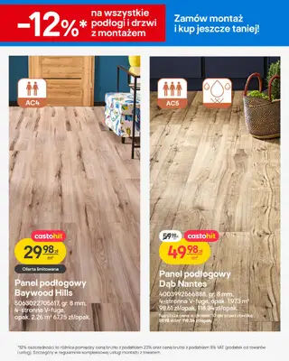 Castorama - gazetka promocyjna Gazetka Podłogi i drzwi od poniedziałku 02.02 do wtorku 17.02 - strona 5